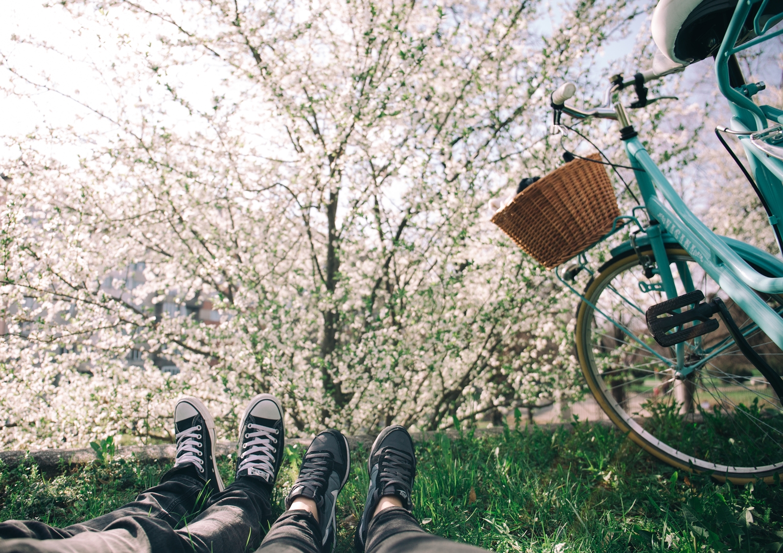 spring hygge bicycle